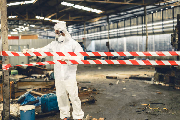 Professional Biohazard technician working in Beverly Hills, TX